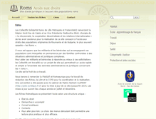 Tablet Screenshot of droitsdesroms.org